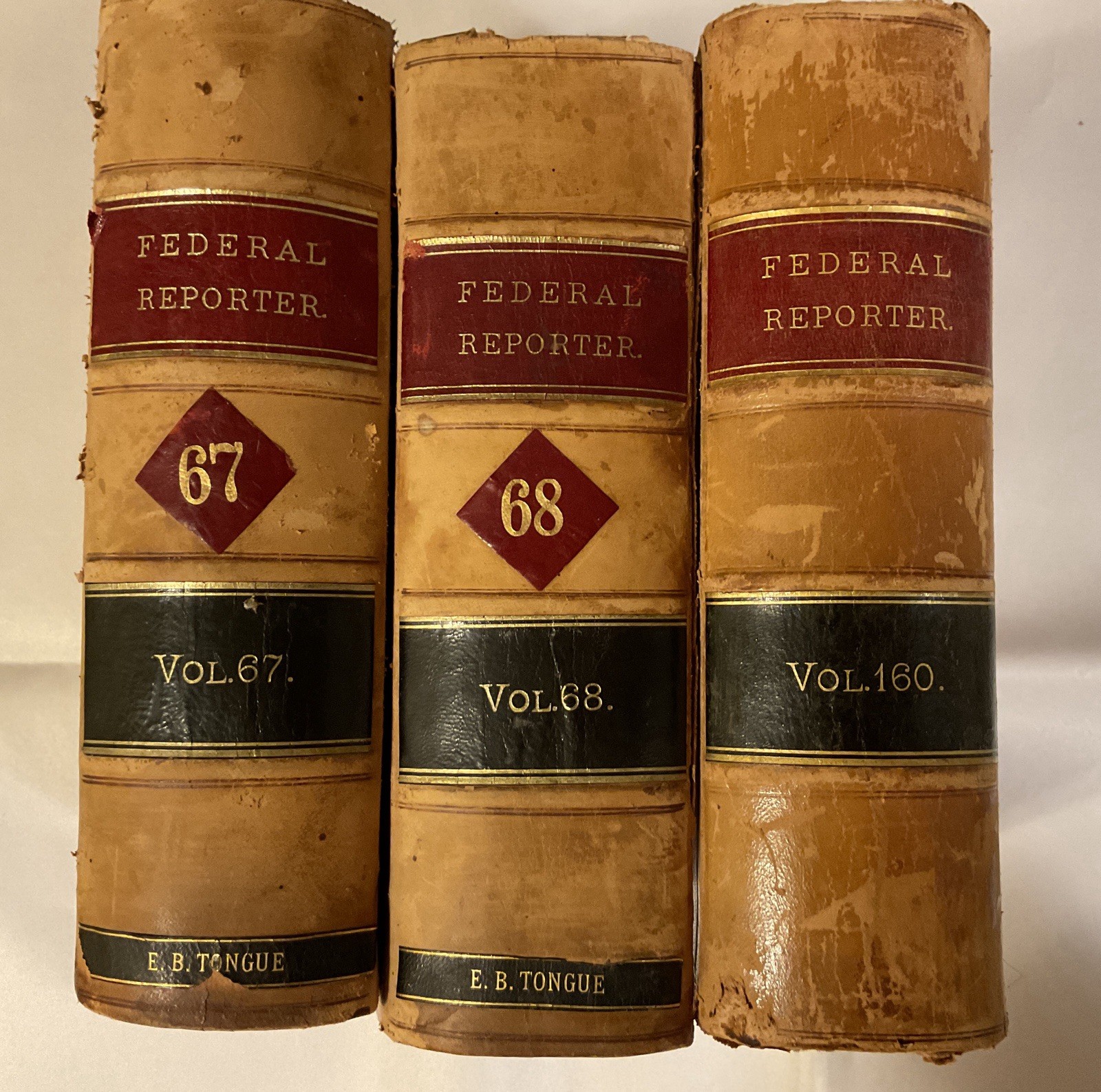 Federal Reporter Vol. 67, 68, 160 Set Of 3