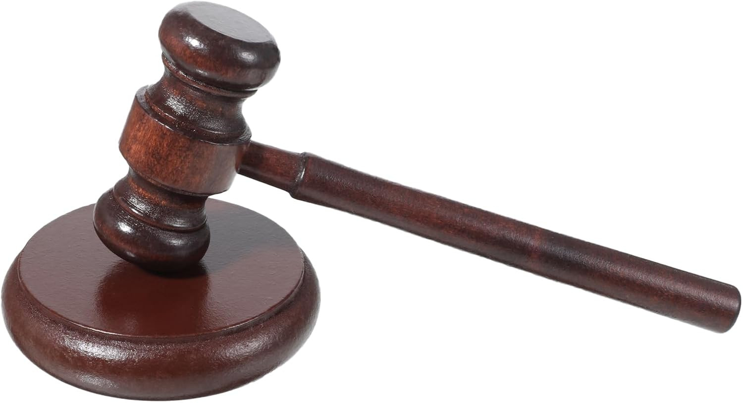 Handmade Wooden Gavel and Sound Block Set for Lawyers, Judges, Auction