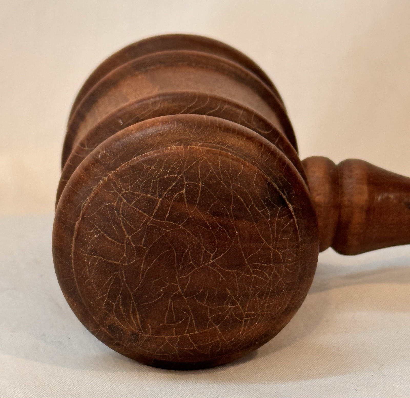 Vintage Gavel Solid Wood Judge Auctioneer Mallet 10» Meeting Hammer Decor