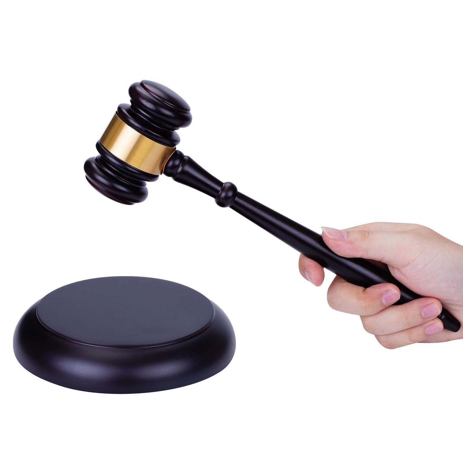 Sound-Infused Wooden Judge’s Gavel: A Must-Have for Attorney Auction Occasions!