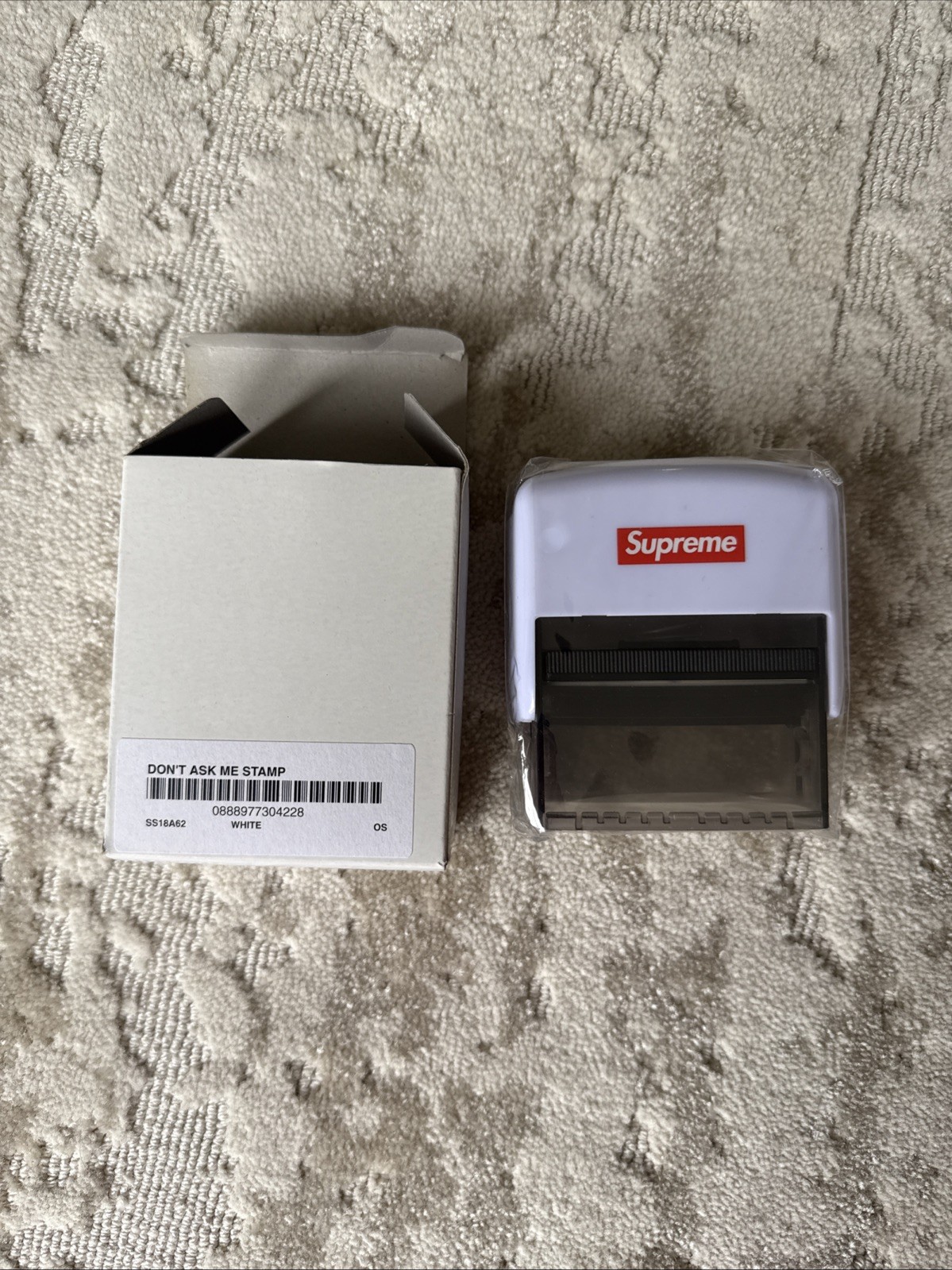 SUPREME STAMP “Dont Ask Me 4 Sh*t” BRAND NEW IN BOX 100% AUTHENTIC