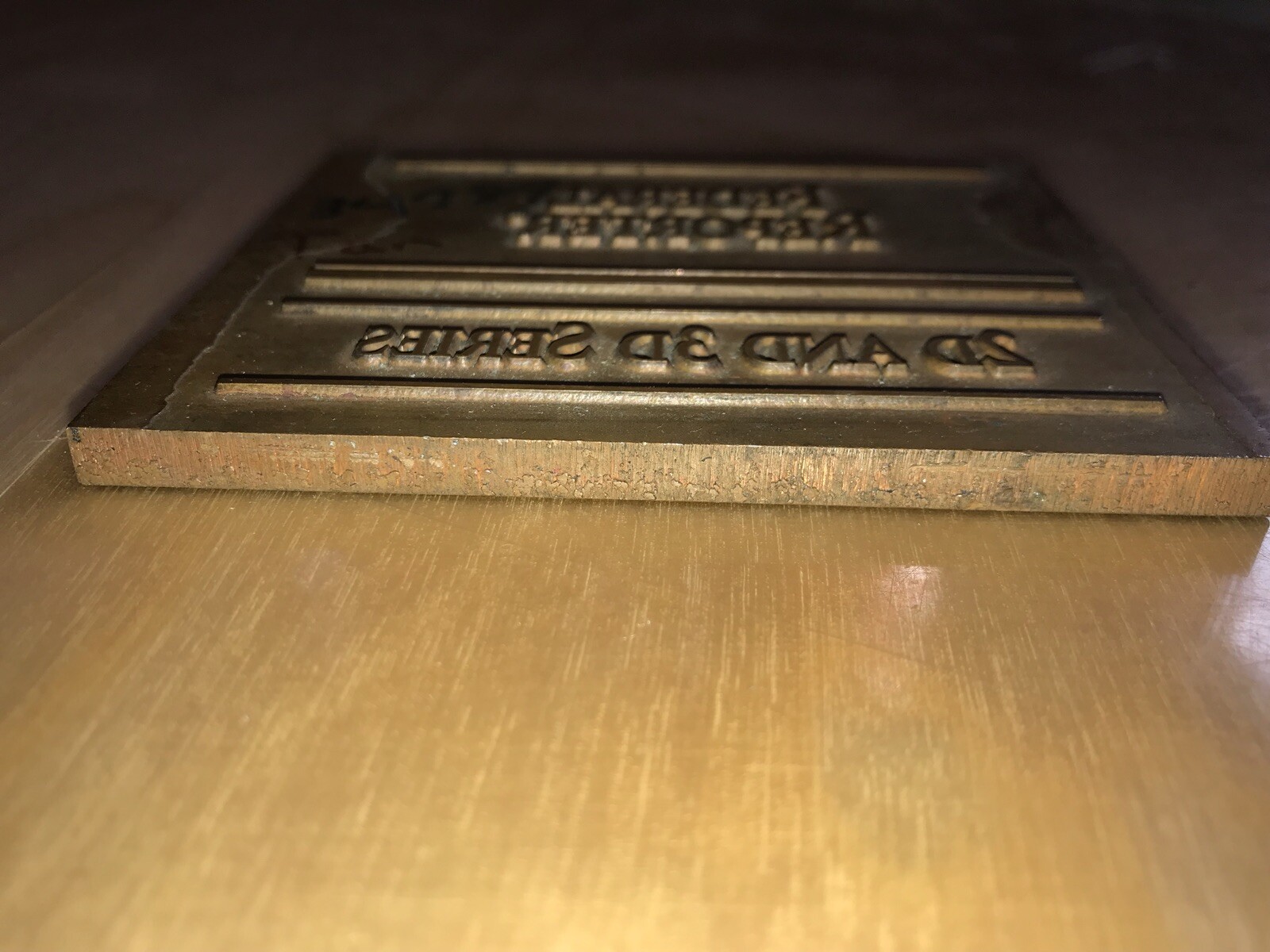 Federal Reporter 2nd & 3rd Series Printer Plate Heavy Metal Rare Collectible