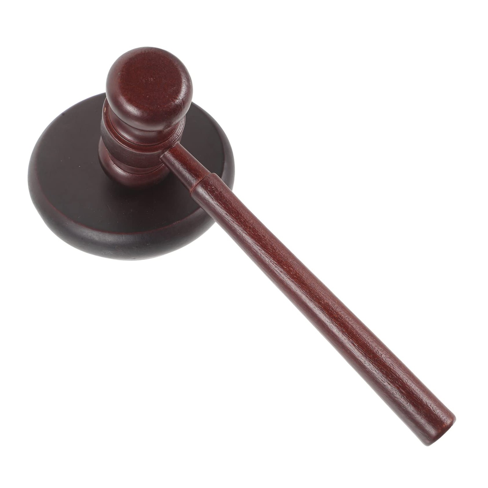 1 Set Judge Hammer Gavel Sound Block Judge Costume Accessories Law Gavel Judge