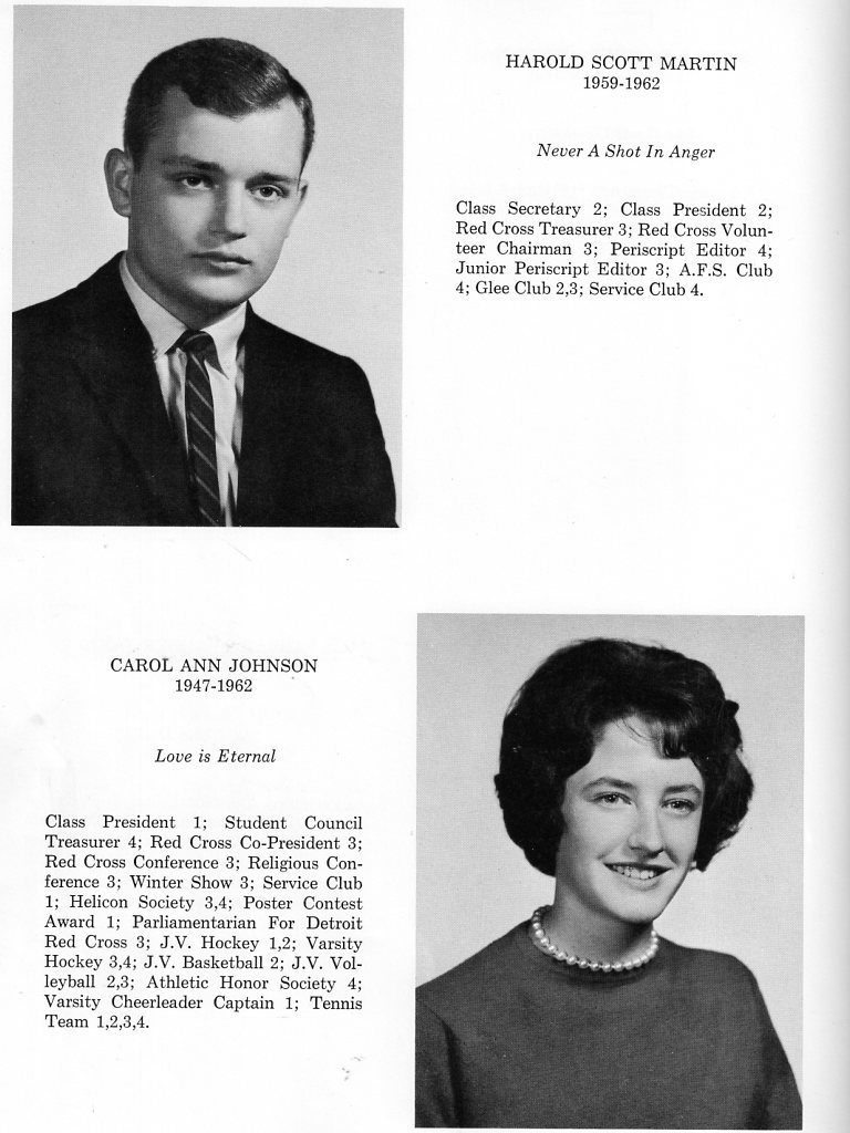 1962 Grosse Pointe University School Yearbook~Photos~History~Baseball~Dance~++