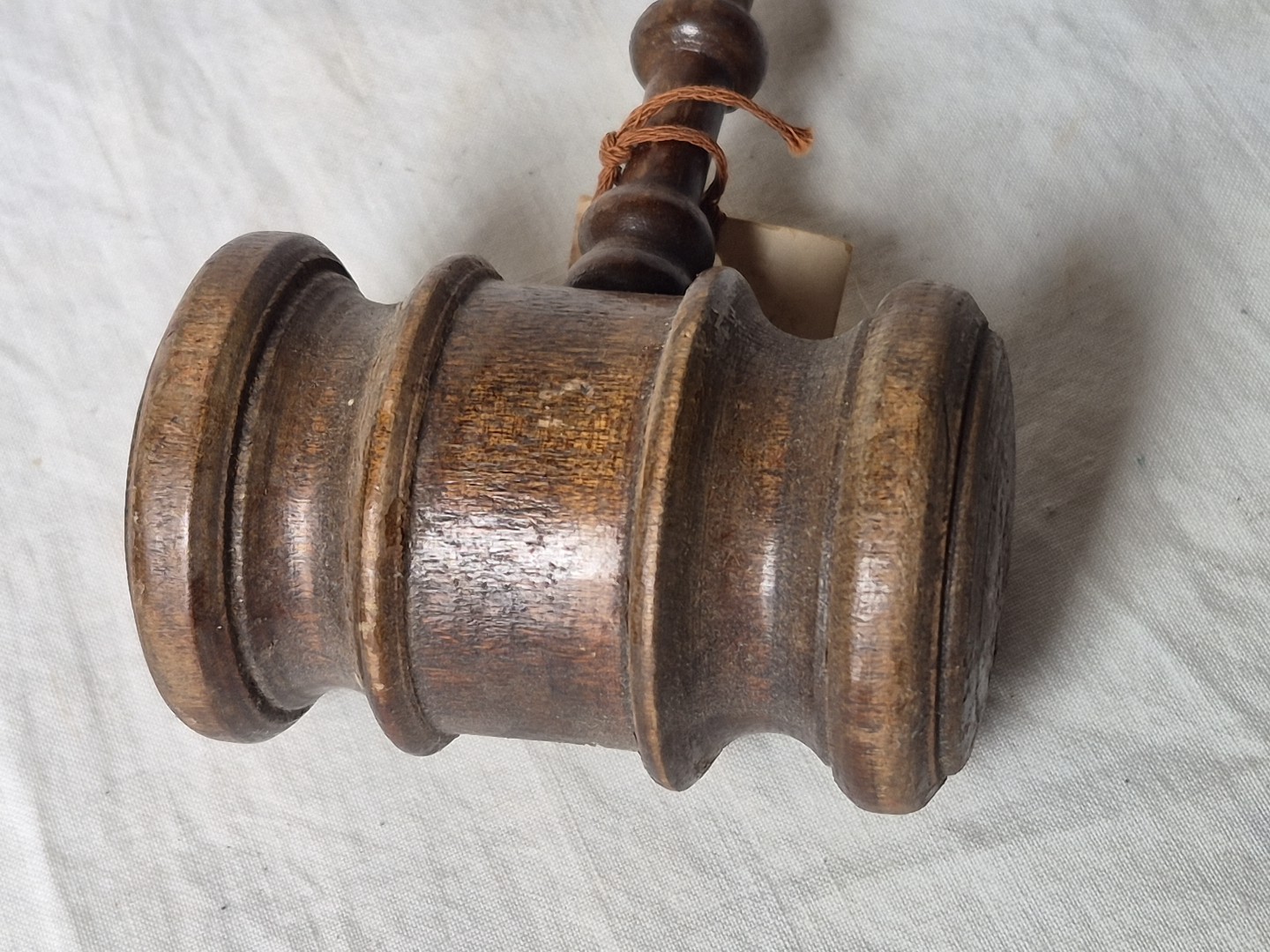 Vintage Antique Wooden 10.5″ Gavel Collectible Judge Auctioneer Wood Historical