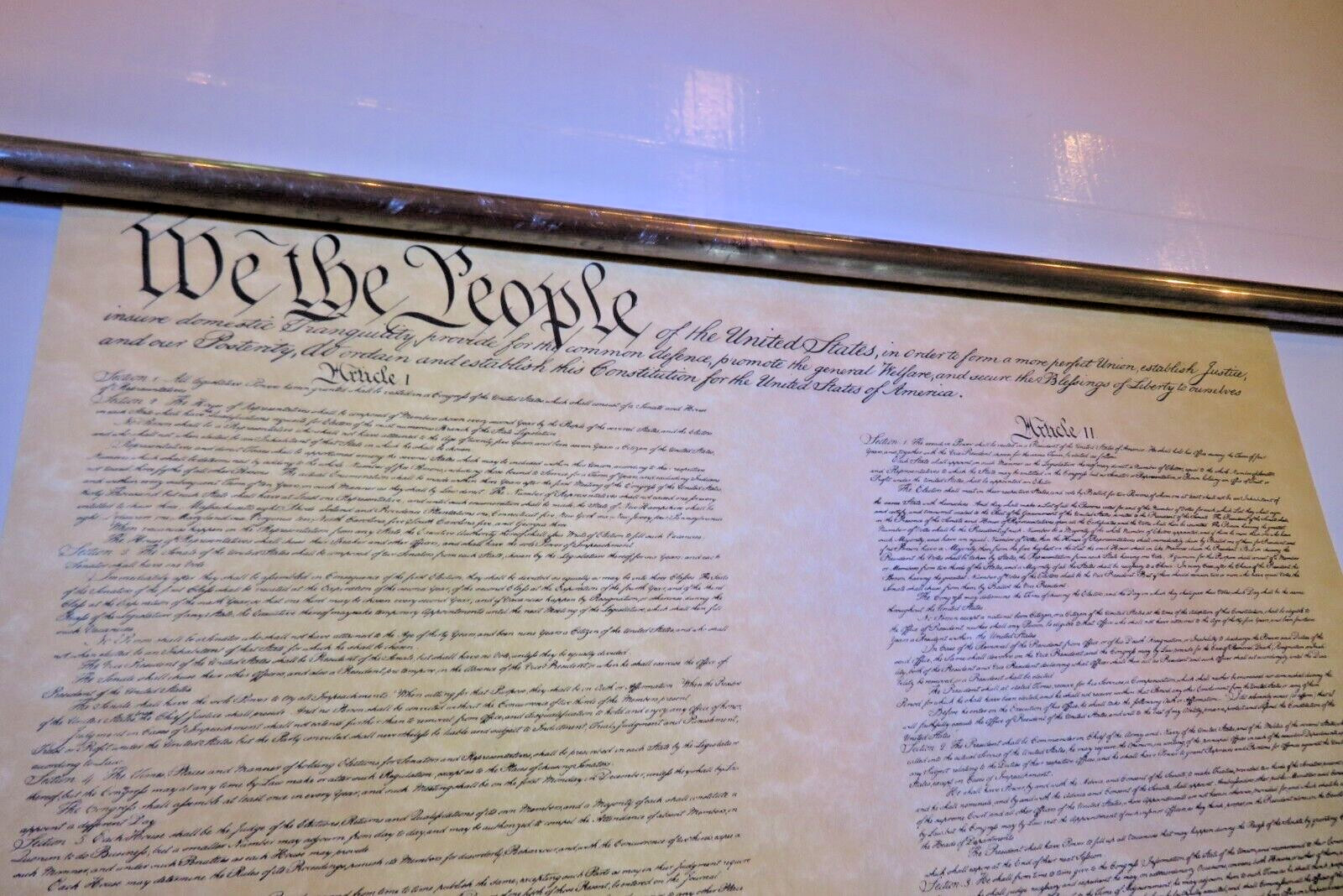1787 United States CONSTITUTIONS (TWO) «We The People» Replica Kmart Rubbermaid®
