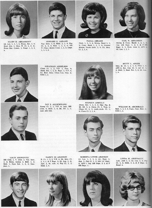1966 BROOKLINE MA HIGH SCHOOL Yearbook ~ Photos History Clubs Sports Teenagers