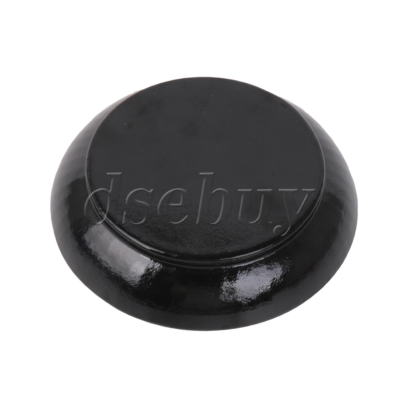 Wood Judge Gavel Sound Block Base for Company Student Black Round 4.84″x1.02″