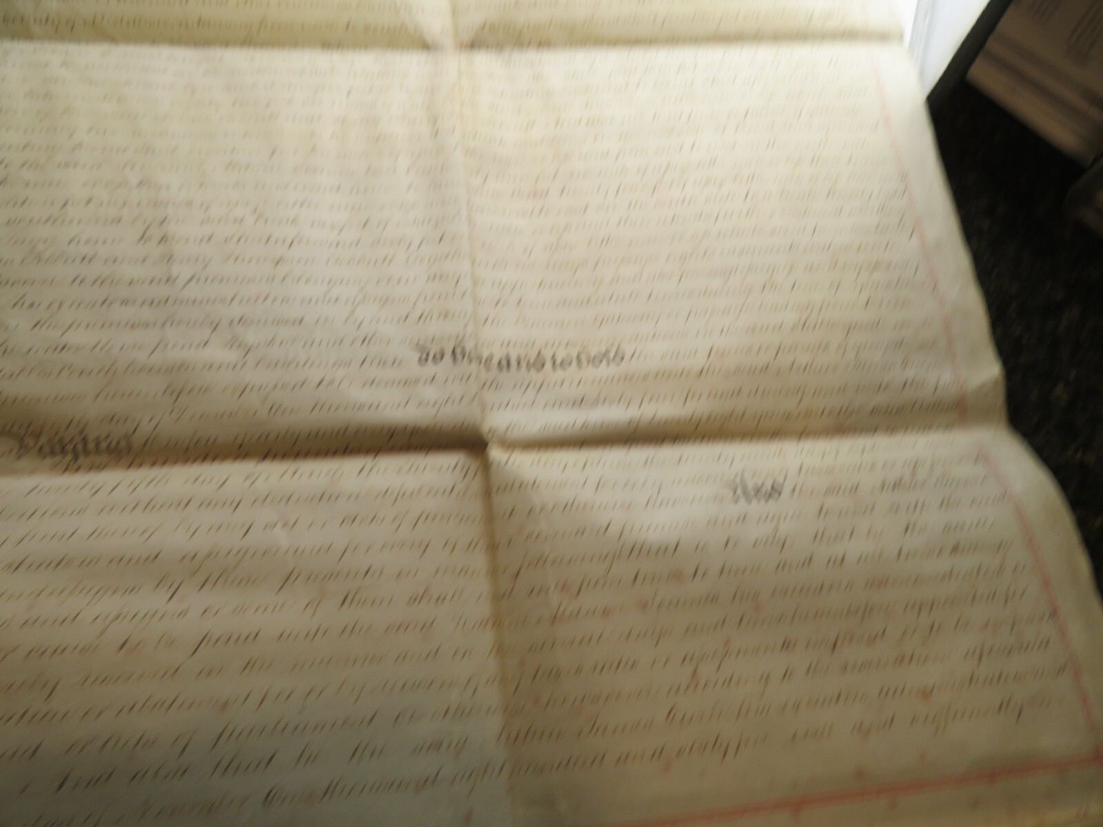 GREAT BRITAIN 1865 LARGE INDENTURE DOCUMENT WITH TAX STAMP OTHER WAX STAMP
