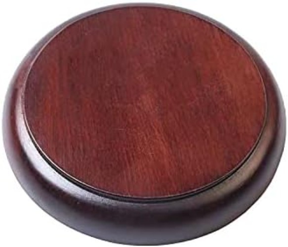 Wooden Gavel and Round Block Set – Ideal for Ceremonial Use and Gifts