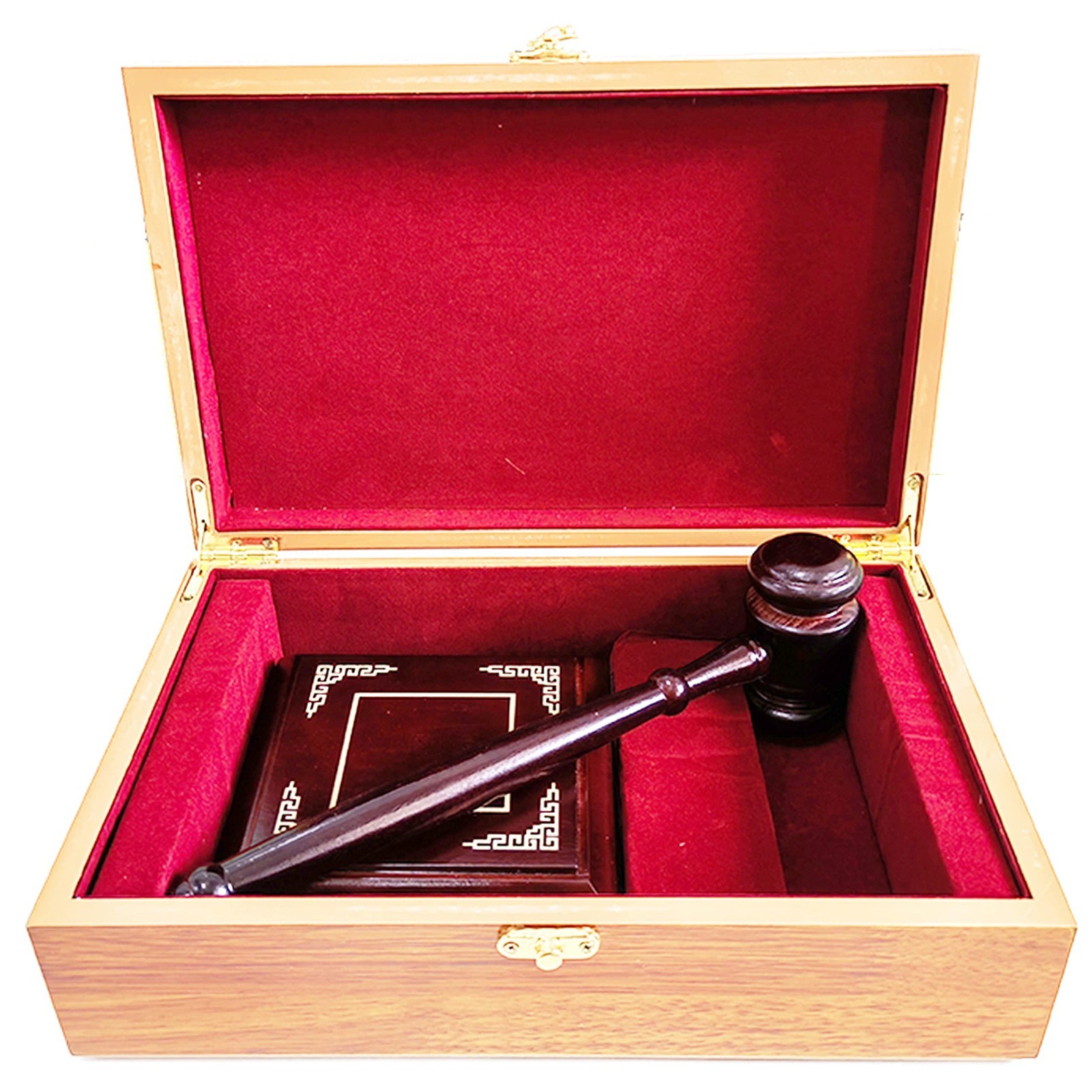 Premium Wooden Gavel and Block Set – Ideal Judge’s Gift, Courtroom Accessory