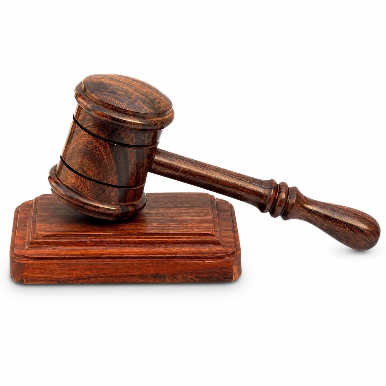 Handcrafted Wooden Gavel & Sound Block Set – Premium Quality for Courtroom, Meet