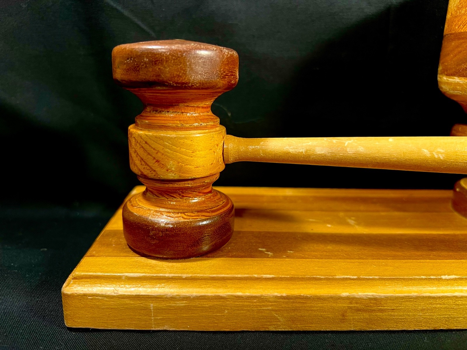 Wood Gavel and Sound Block Presentation Set 12.5″ x 4.5″ x 6″