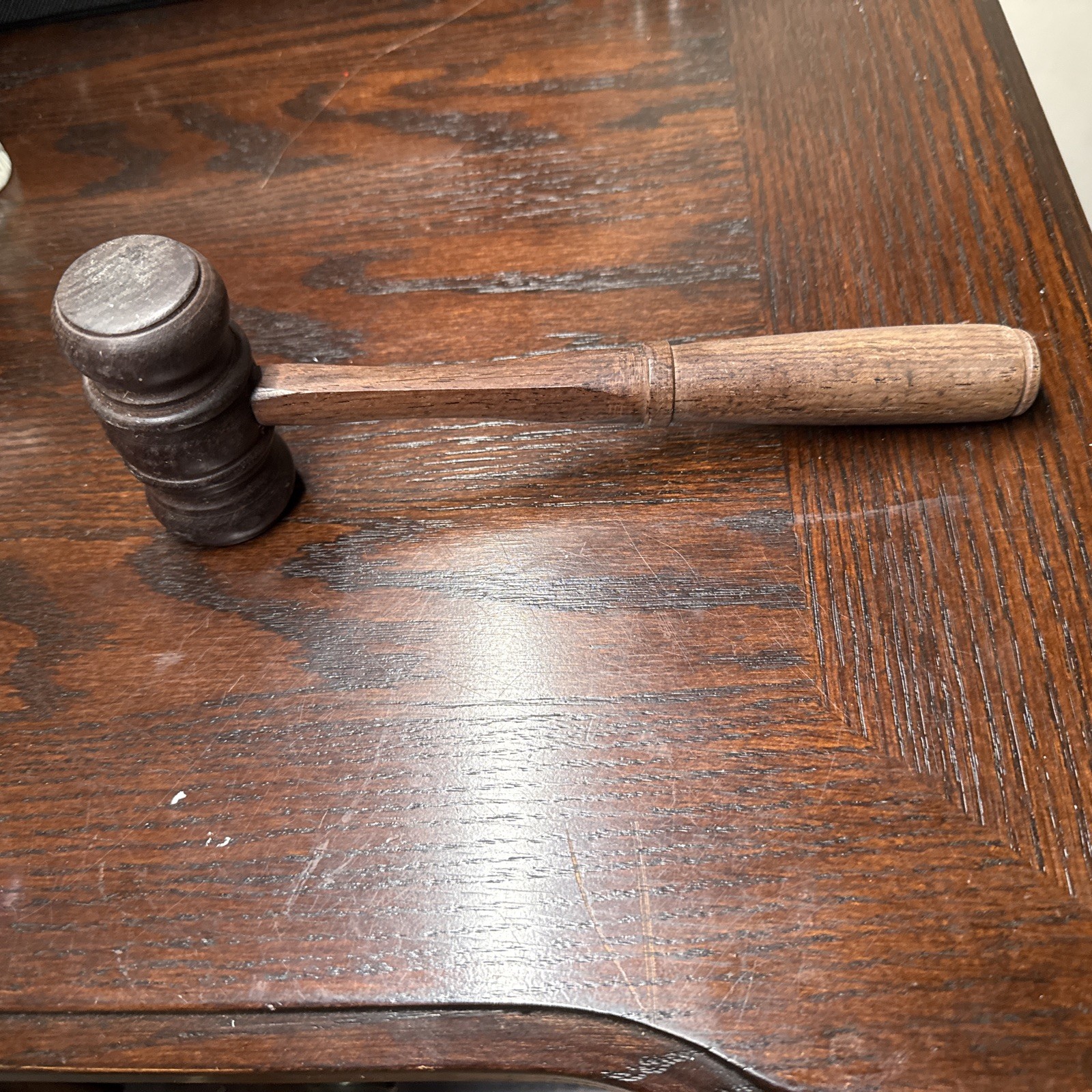 Wood Gavel 9.5” – Court Auctioneer Legal Decor Lawyer