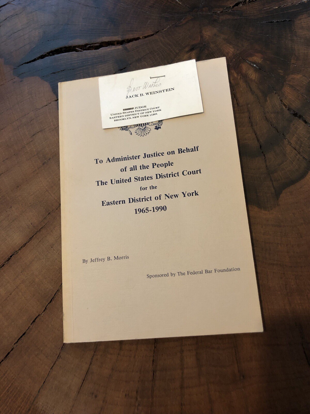 US District Court Eastern New York 1965-1990 Paperback Book Rare First Edition