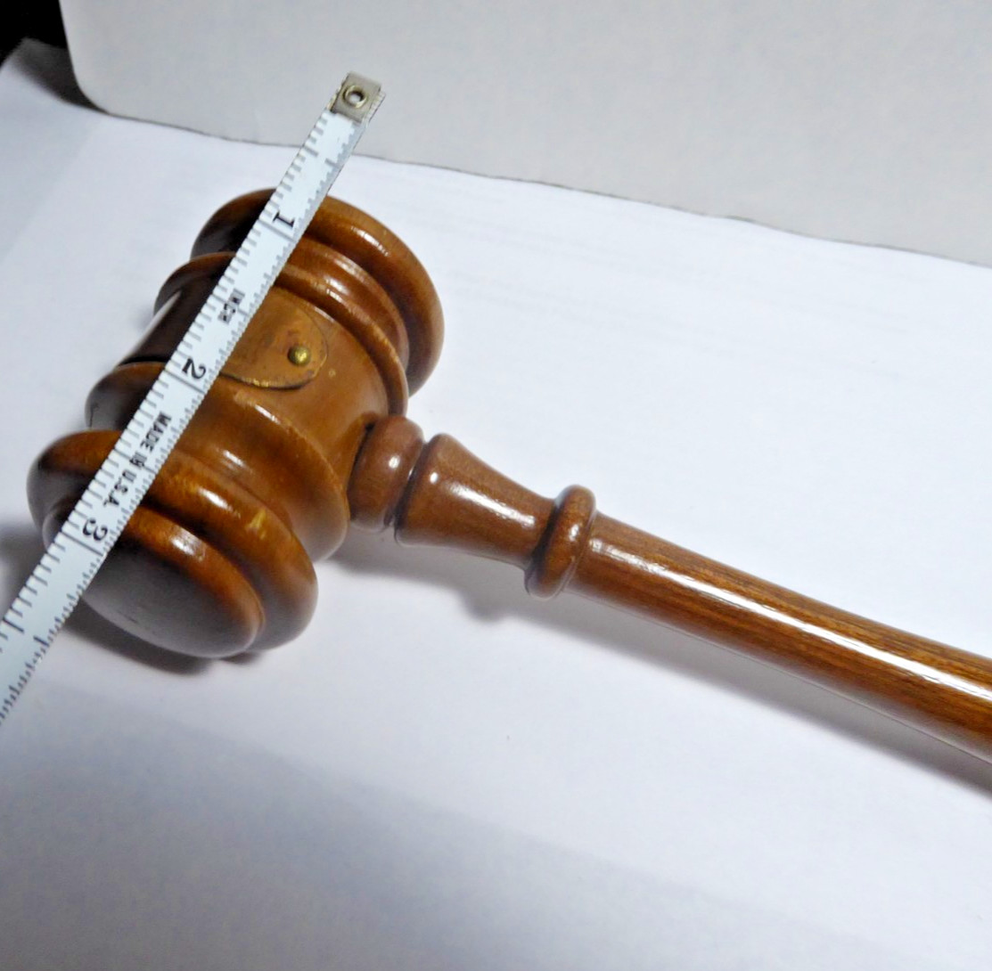 VTG Wooden Gavel Wood Judge Auctioneer Mallet 10» Meeting Hammer w/sound block