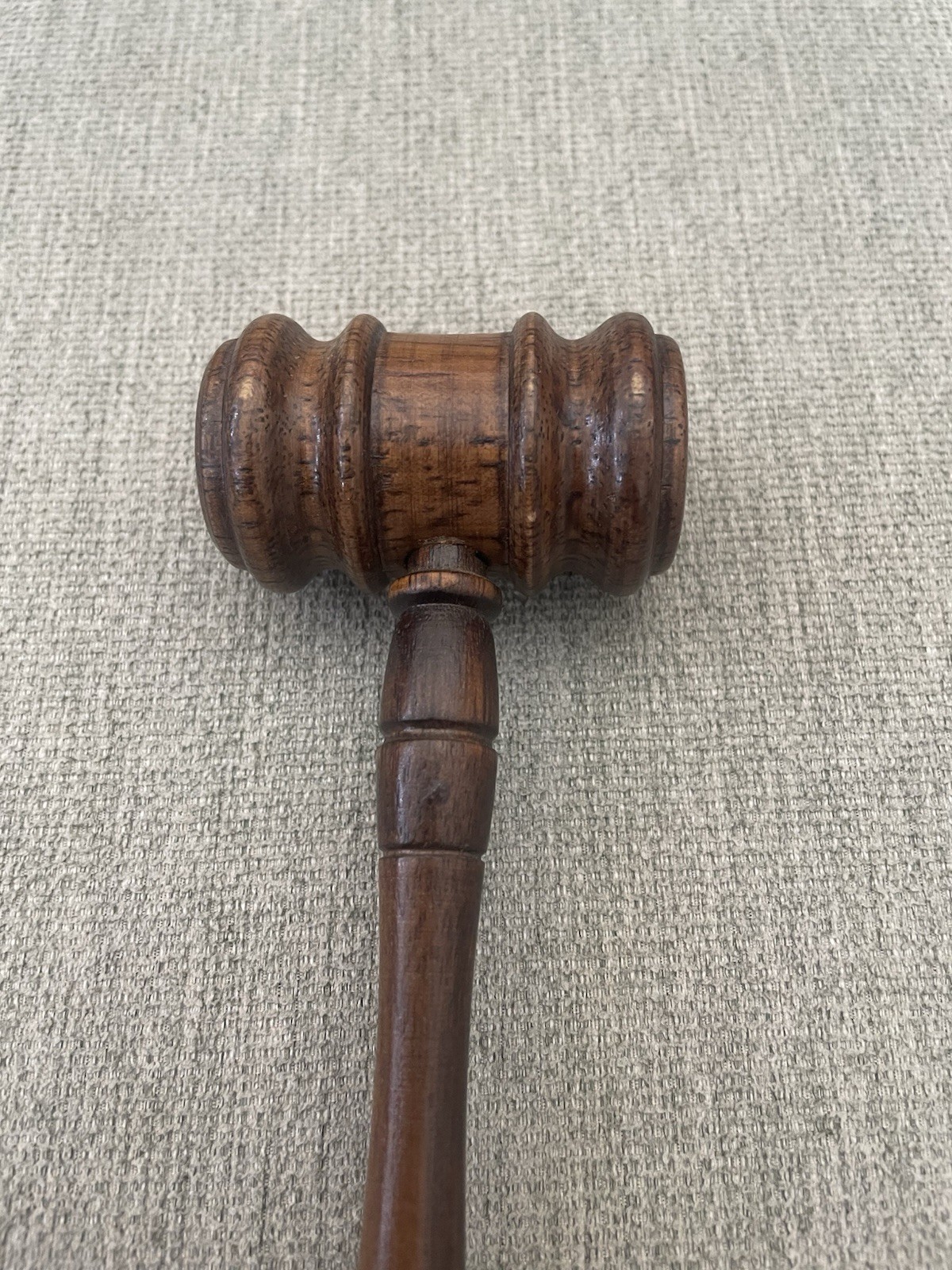 Auction Judge Gavel Hammer Prop Mallet Brown Wood Wooden Judges