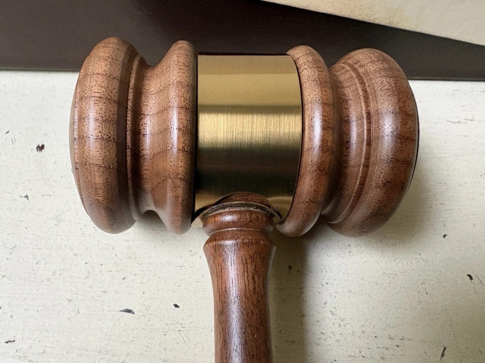 Vintage Heritage Wooden Gavel Judge Auctioneer Mallet 5 Gram New In Box