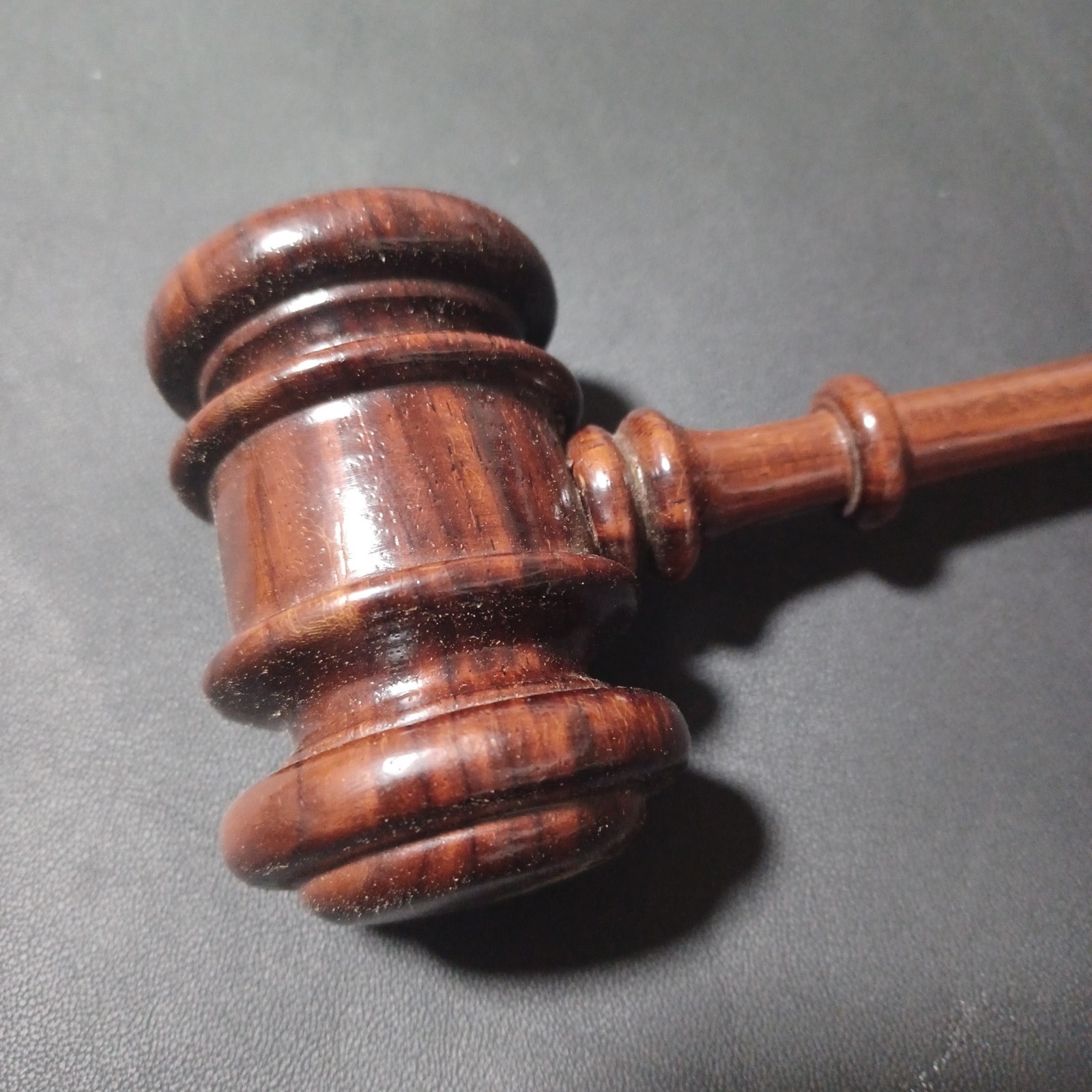 Vintage Wooden Gavel 10-inch for Judge, Auctioneer, Lawyer Court Meeting Mallet