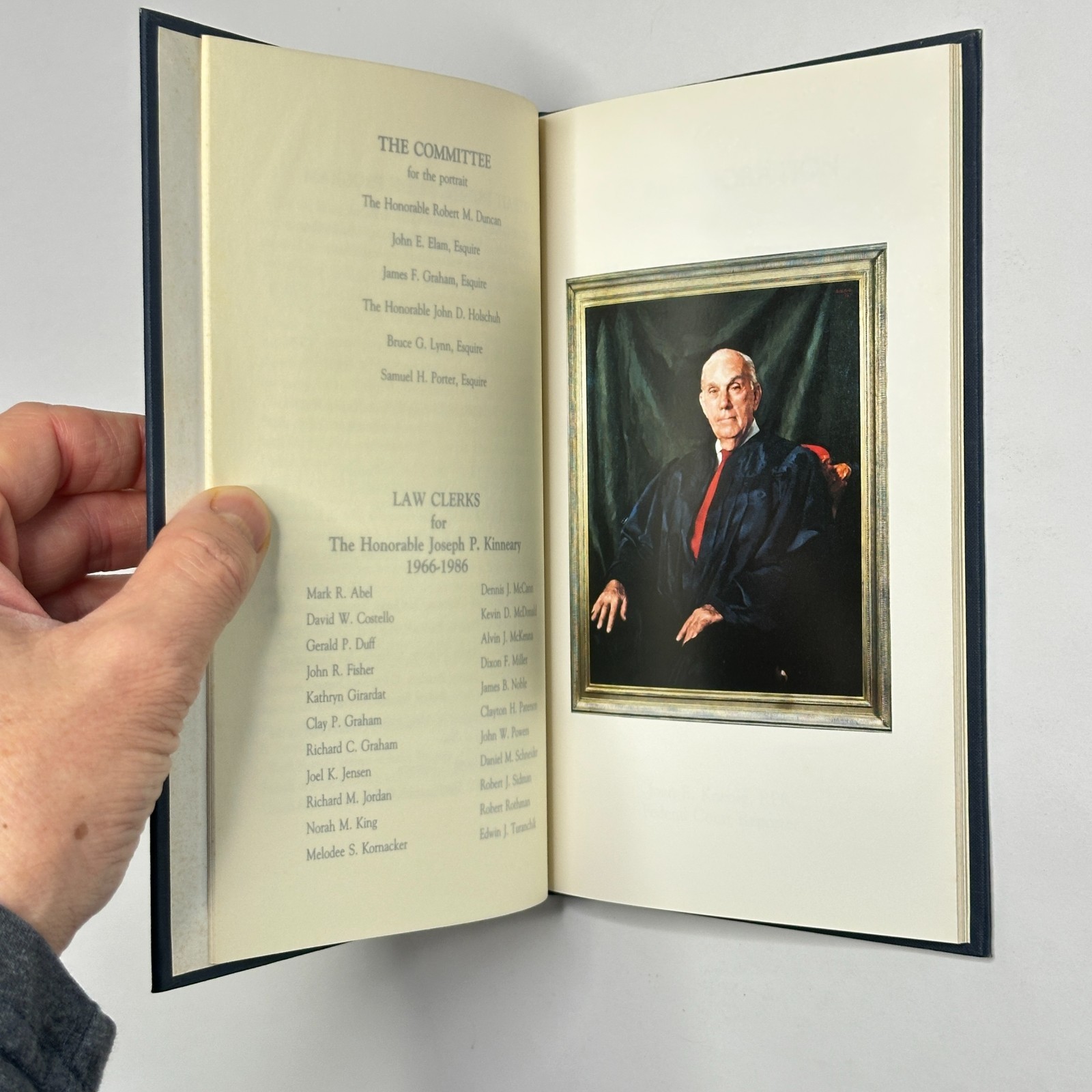 Signed Ephemera Grouping – Judge Joseph P. Kinneary, Ohio U.S. District Court