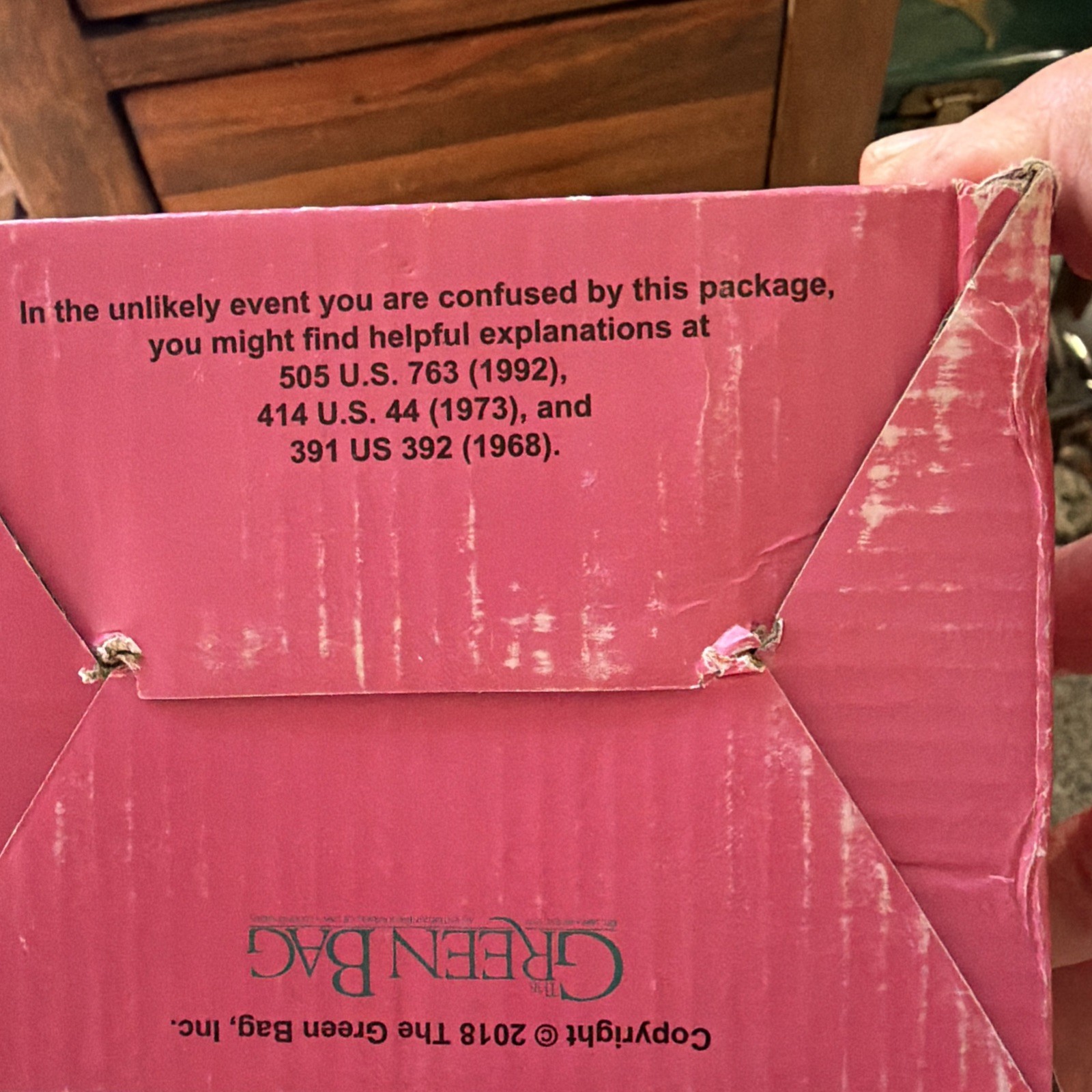 Byron White Bobblehead NUMBERED Green Bag Supreme Court Justice – 472/1206-NEW