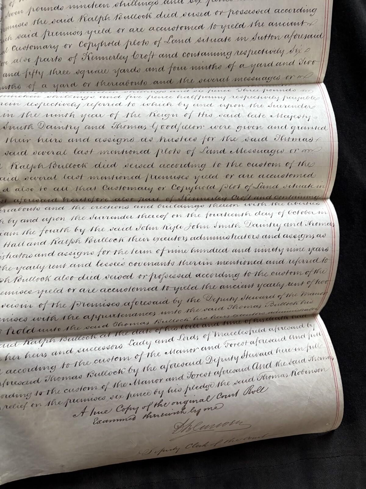 Antique Vellum London England Queen Victoria Era Document 1859 20x 24 Original