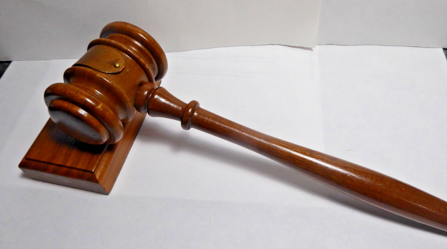 VTG Wooden Gavel Wood Judge Auctioneer Mallet 10» Meeting Hammer w/sound block