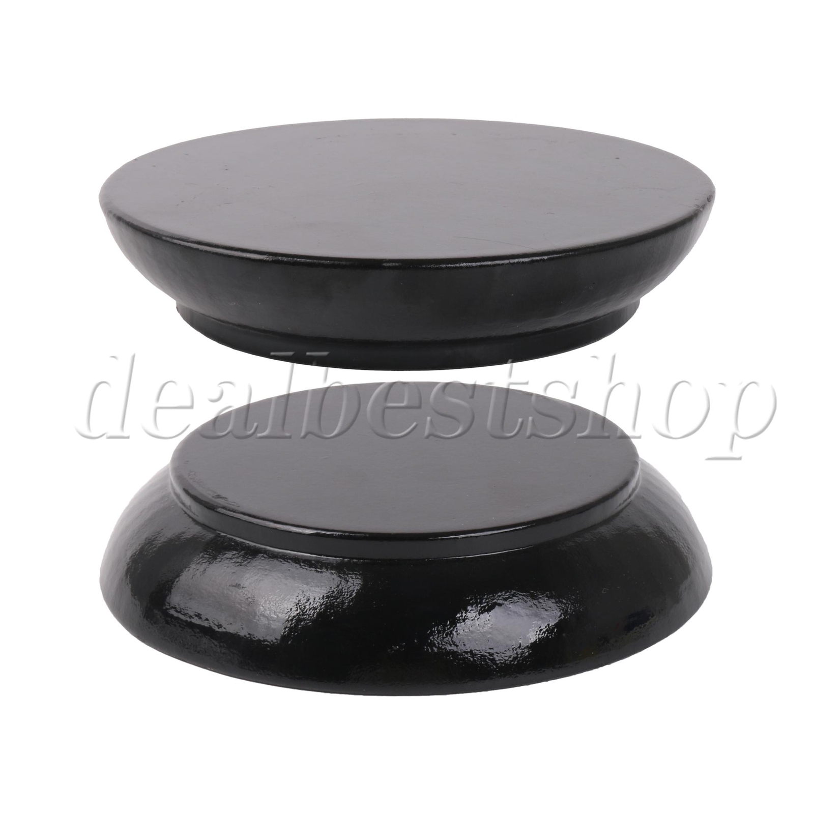 Wood Gavel Sound Block for Auction and Meetings Black Round 4.84″x1.02″