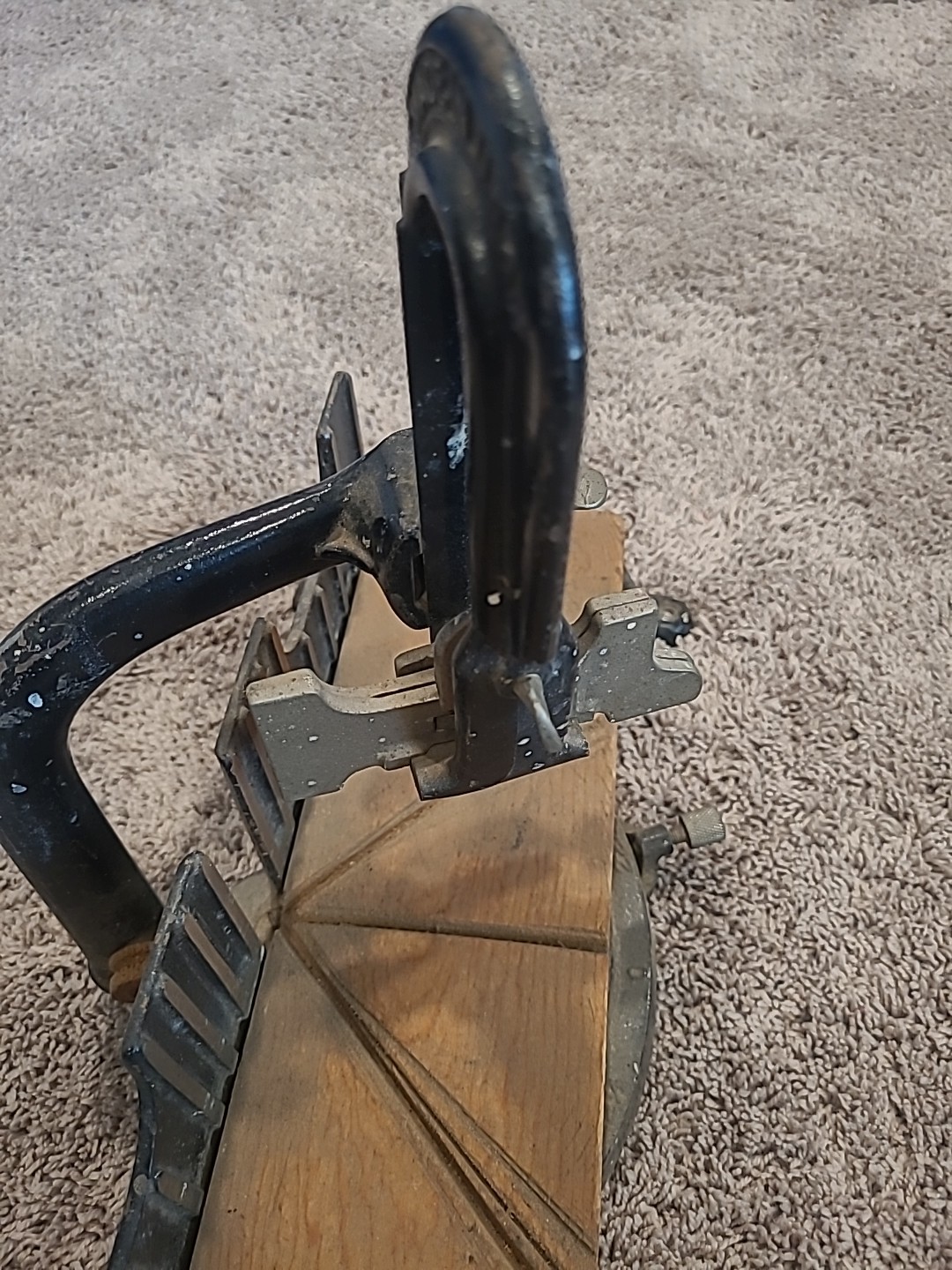 Vintage Stanley Mitre Box Miter Cast Iron Made in USA LIKE AN 150