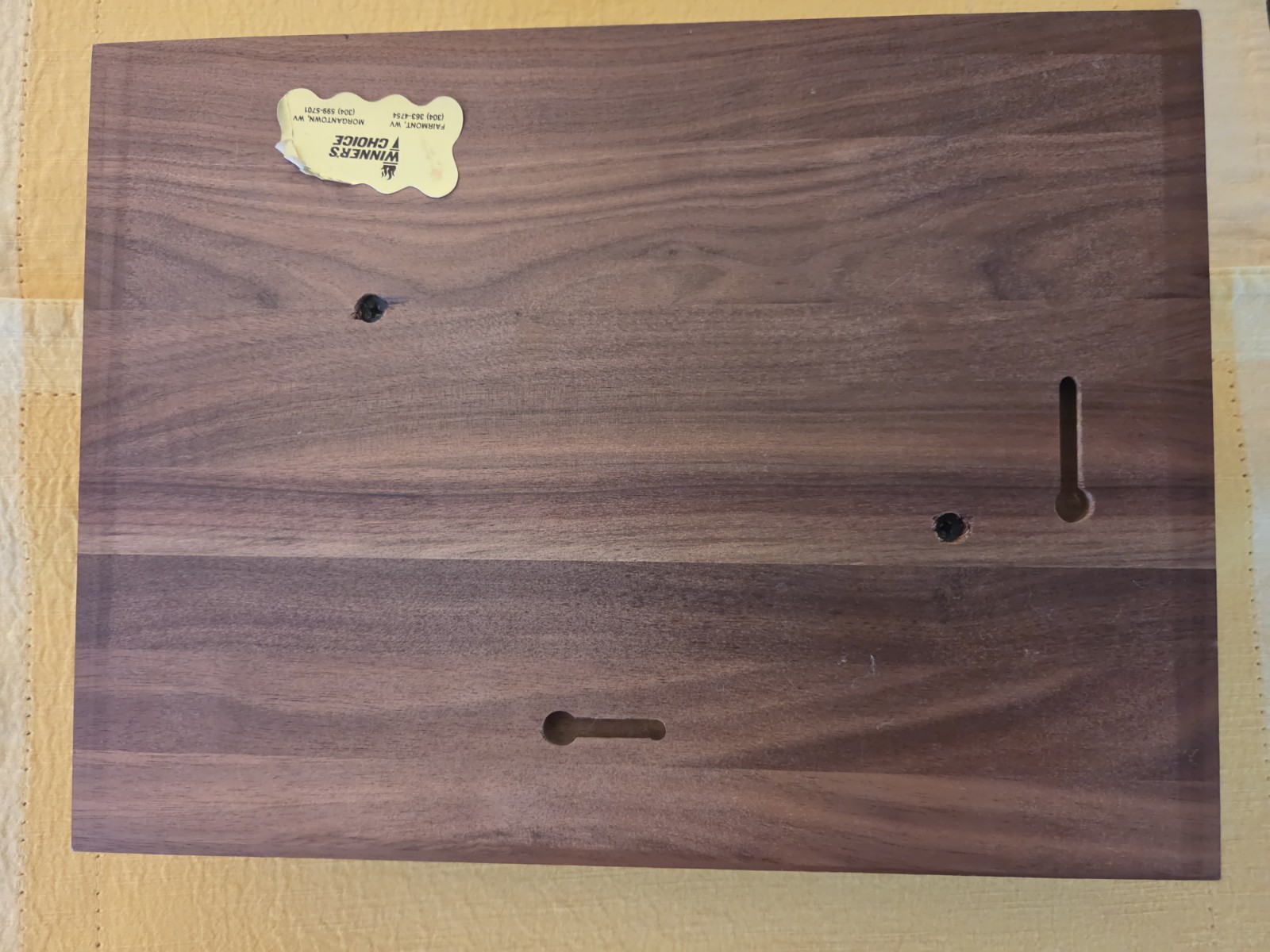 Commemorative Gavel Set On Wooden Plaque