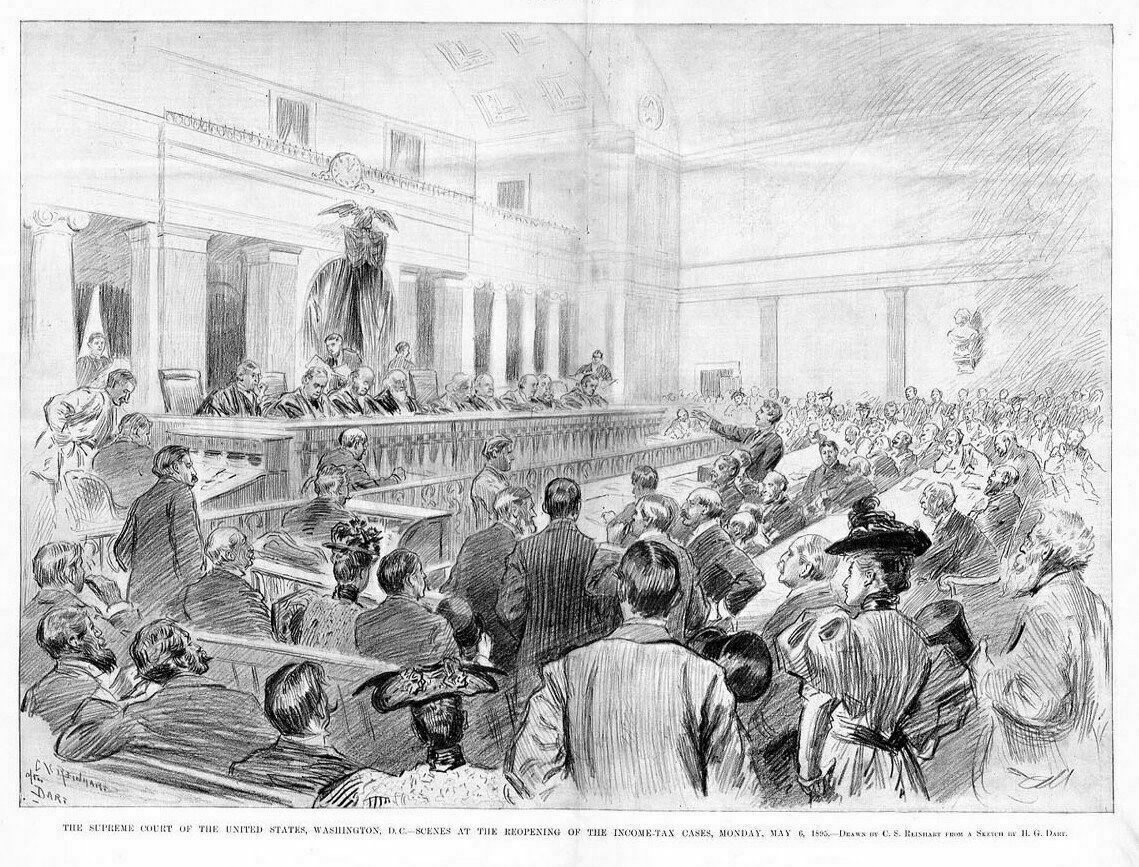 UNITED STATES SUPREME COURT WASHINGTON D. C. REOPENING INCOME TAX CASES JUDGE