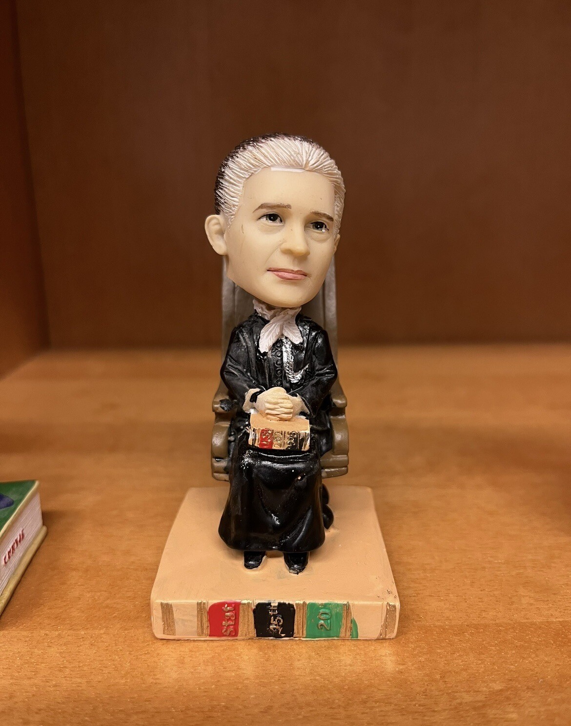 Belva Ann Lockwood Bobblehead Green Bag Supreme Court Justice – NEW; NO BOX