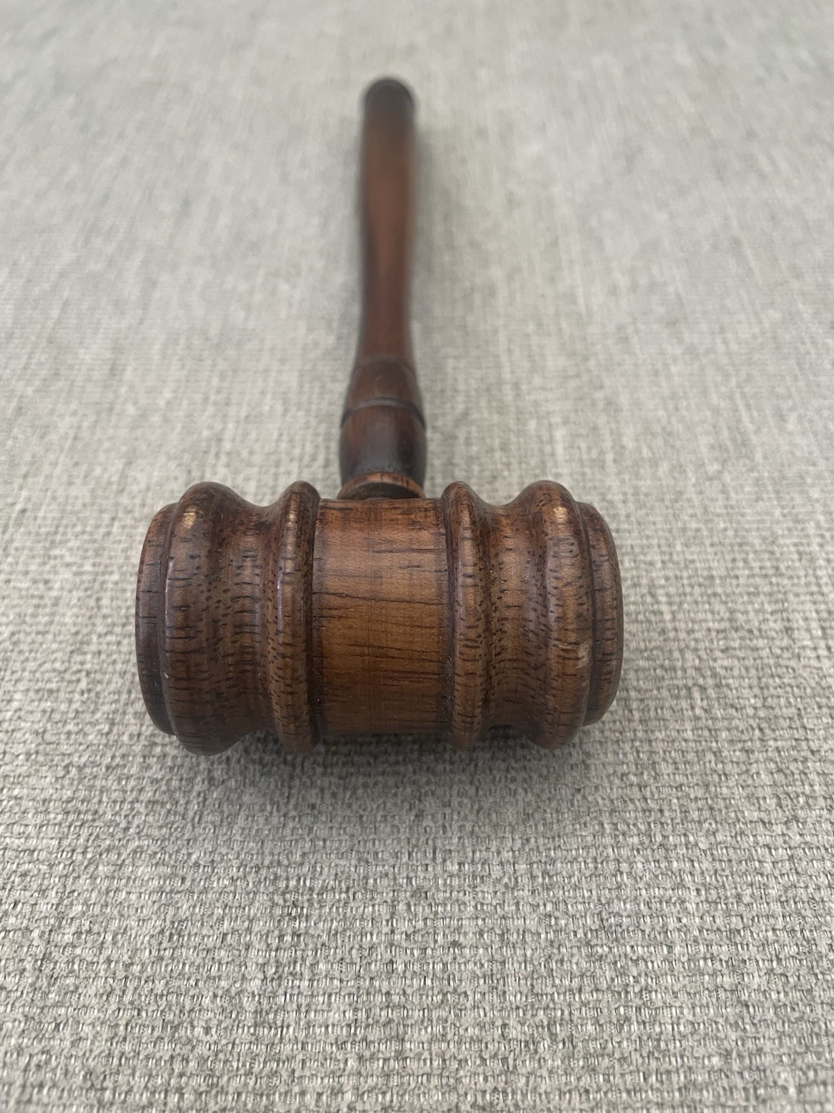 Auction Judge Gavel Hammer Prop Mallet Brown Wood Wooden Judges