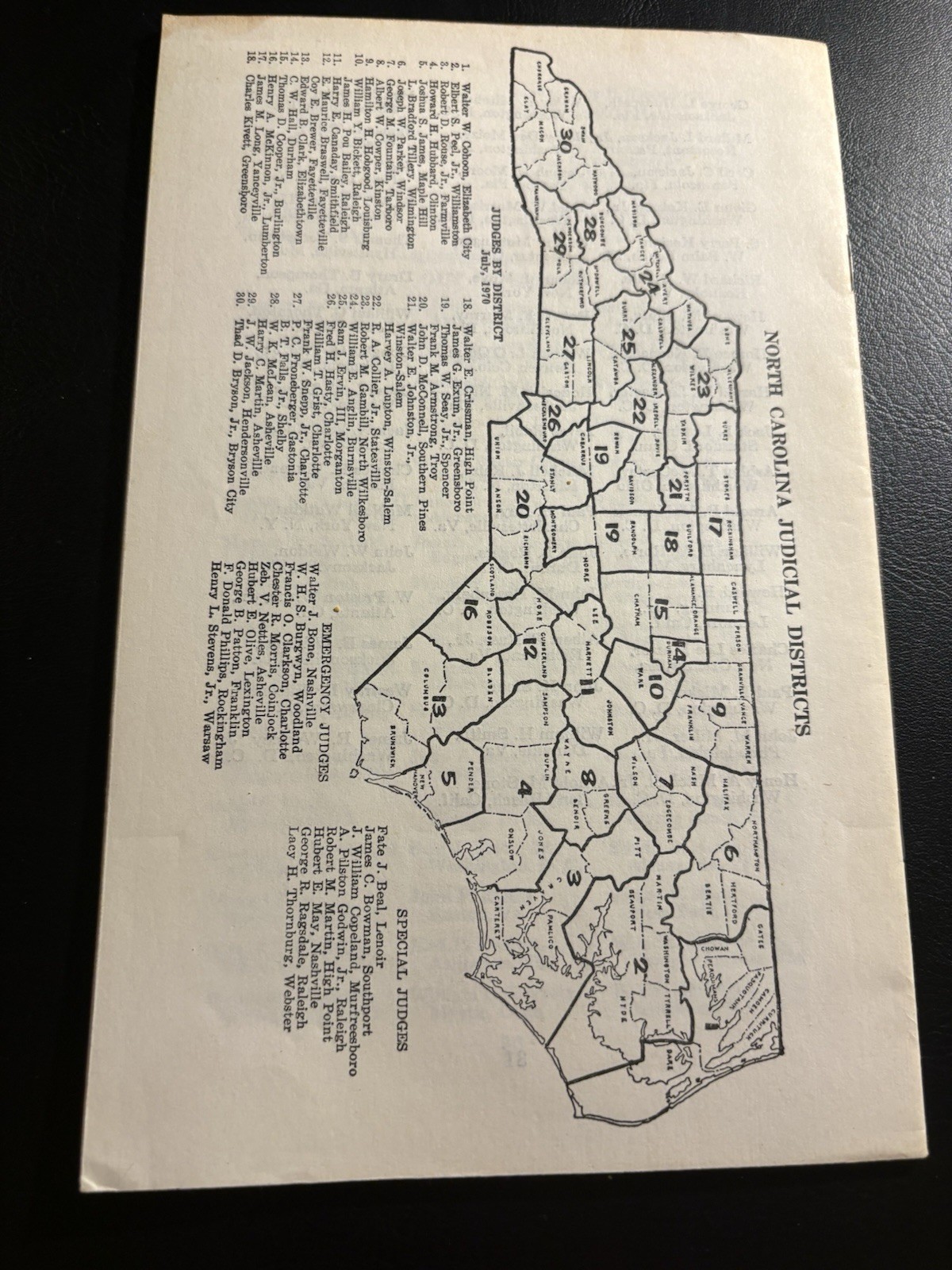North Carolina Bar Assn Directories 1969 1970 1976 Genealogy Lawyers