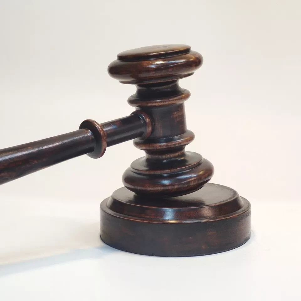 British Lawyer Judge Gavel Hammer Wood Collectible Table Decorative Item