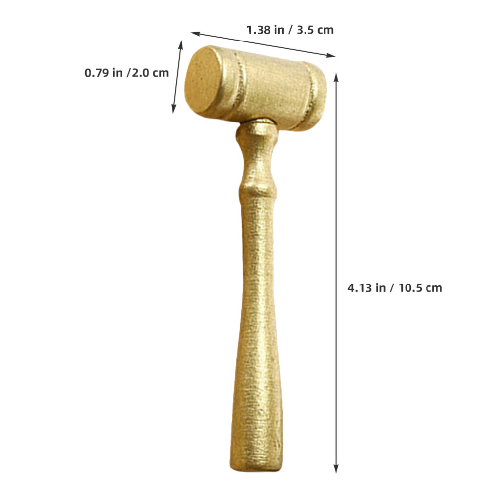 4pcs Small Gavel Judge Wooden Gavel Plaything Party Costume Hammer for Kids