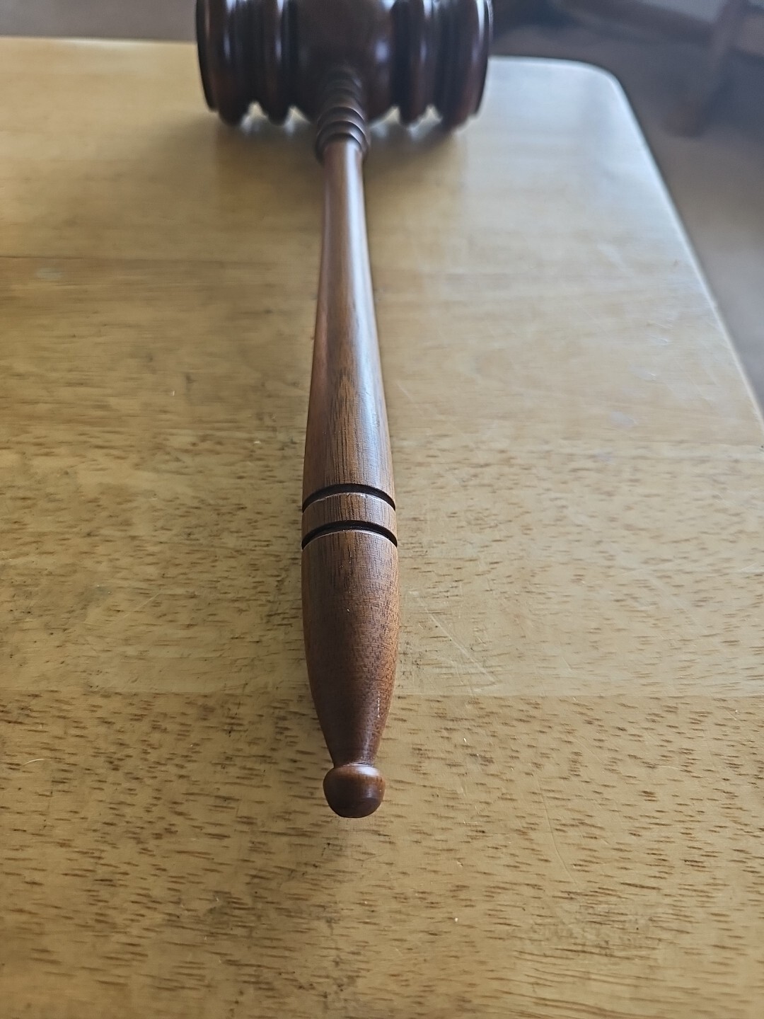 VINTAGE Wood WOODEN Judge Auctioneer Mallet GAVEL 11.5 » Hammer COLLECTIBLE