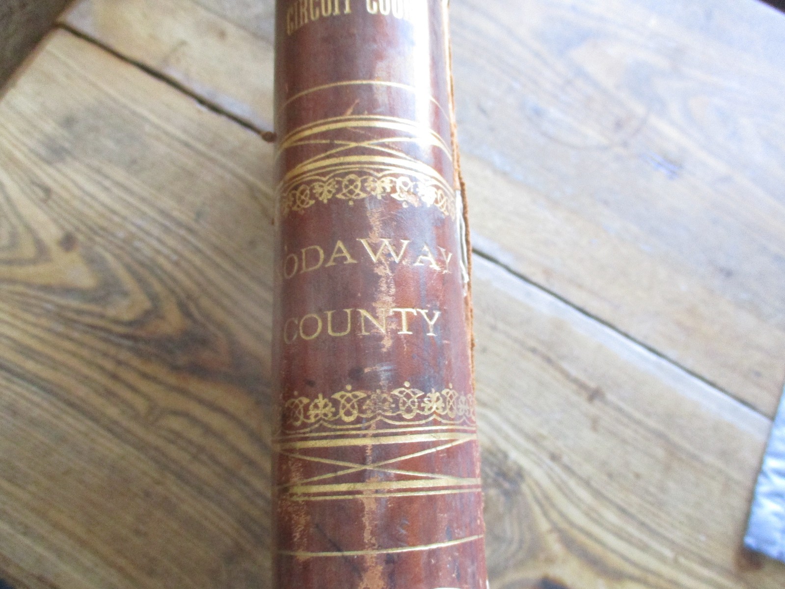 1879 Nodaway County Missouri Circuit Court Clerk’s Docket, large volume