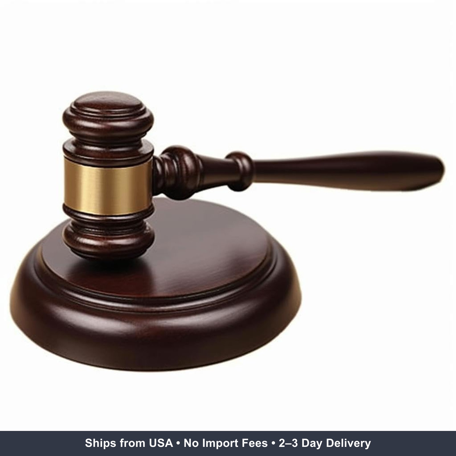 Premium Wooden Gavel and Sound Block Set, Wine Red Judge Gavel for Lawyers, Judg
