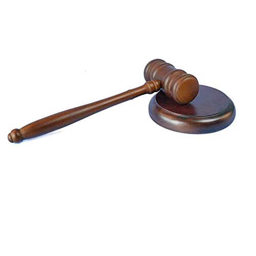 High Quality Wooden Gavel and Block Set for Lawyer Judge Auction Meetings