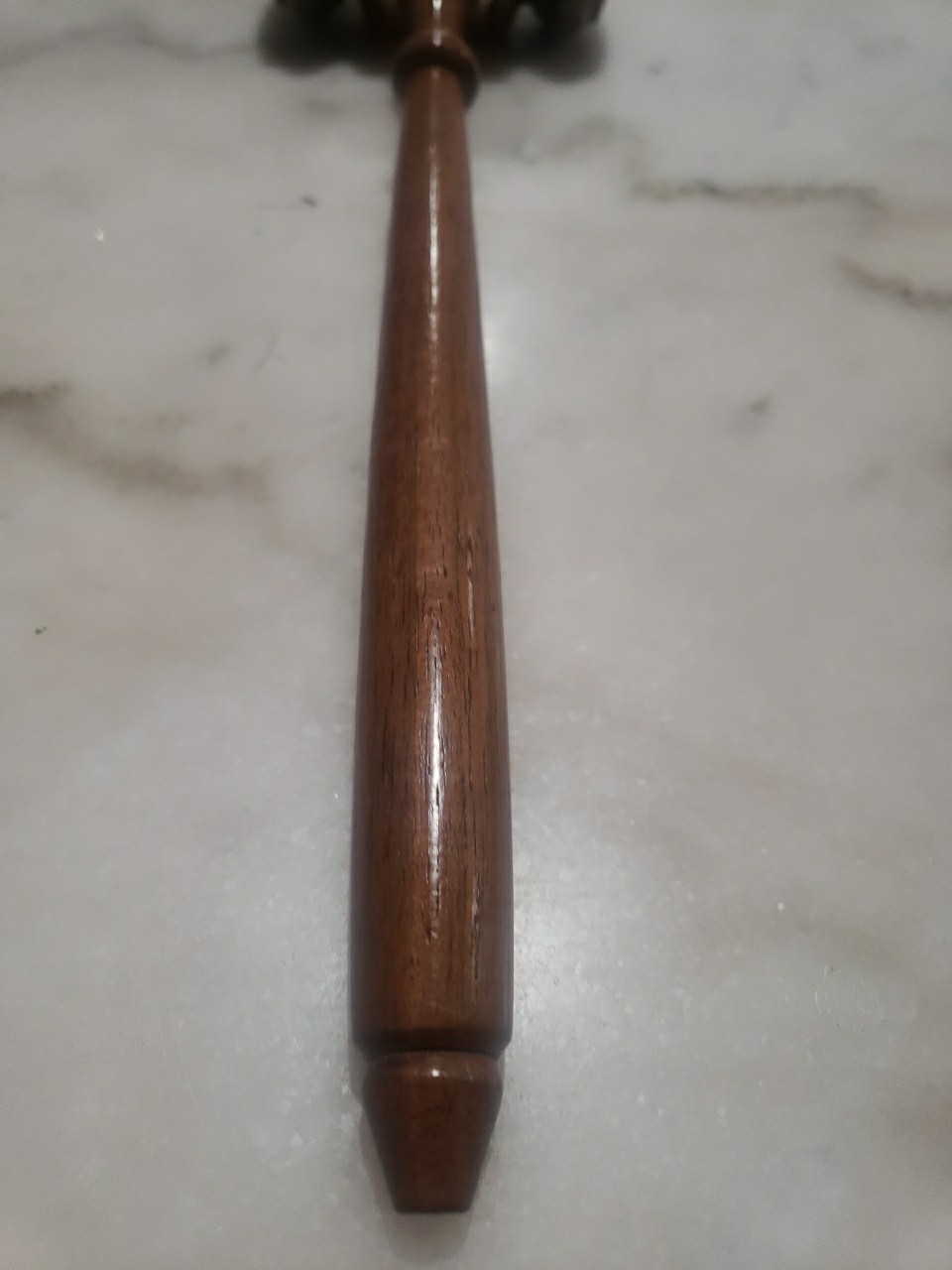 Professional Wood Gavel with Brass Band – Made in USA
