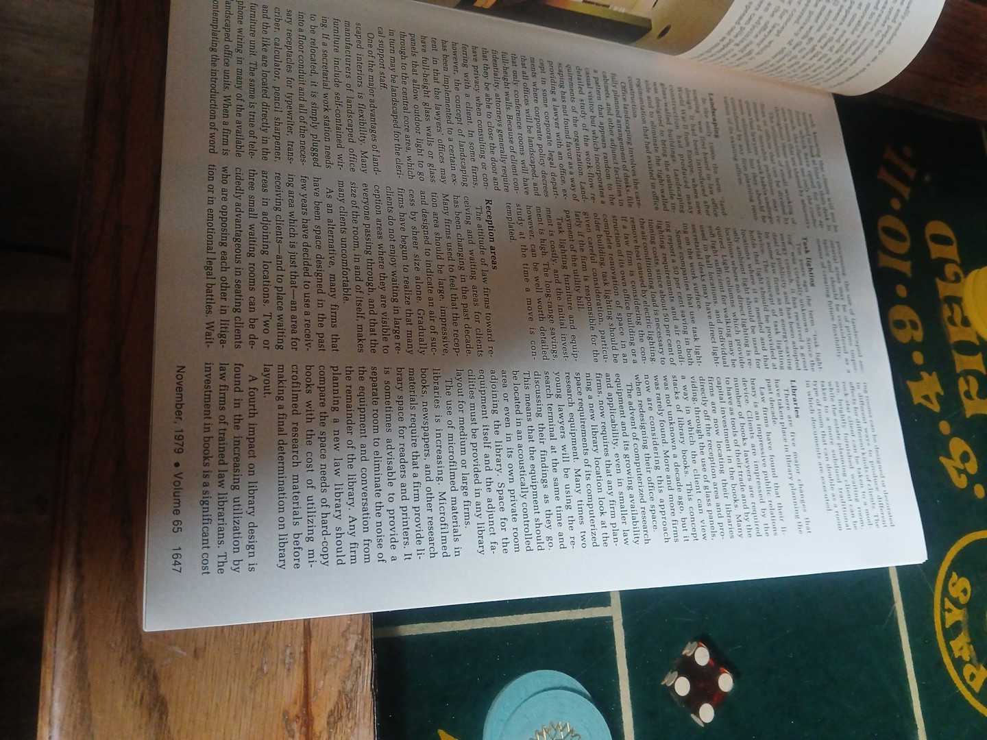 Vintage American Bar Association Journal November 1979
