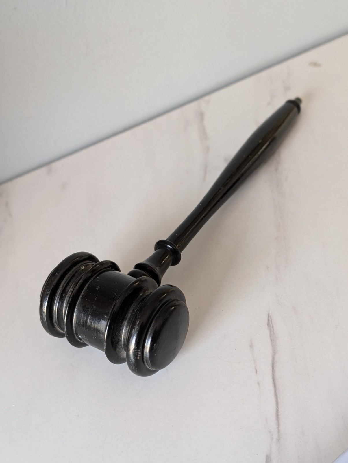 Vintage Black Gavel Mallet