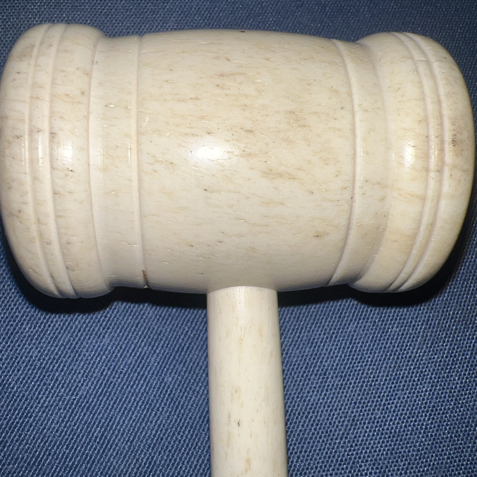 Unusual Carved Gavel 7 1/2”