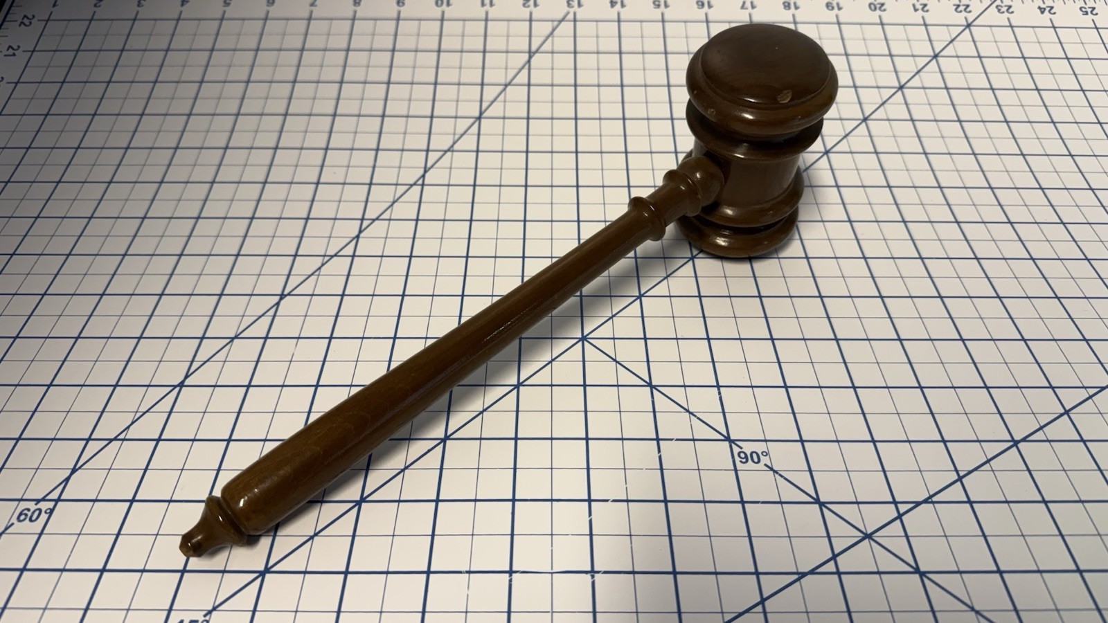Antique Vintage Wood Gavel Hand Crafted Judge Court Auctioneer Mallet Hammer