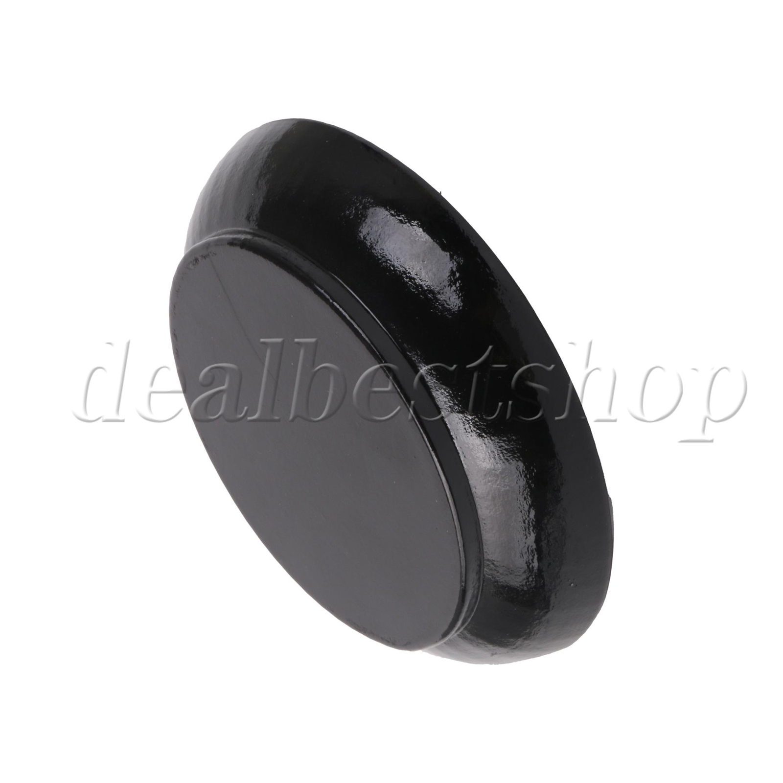 Wood Gavel Sound Block for Auction and Meetings Black Round 4.84″x1.02″