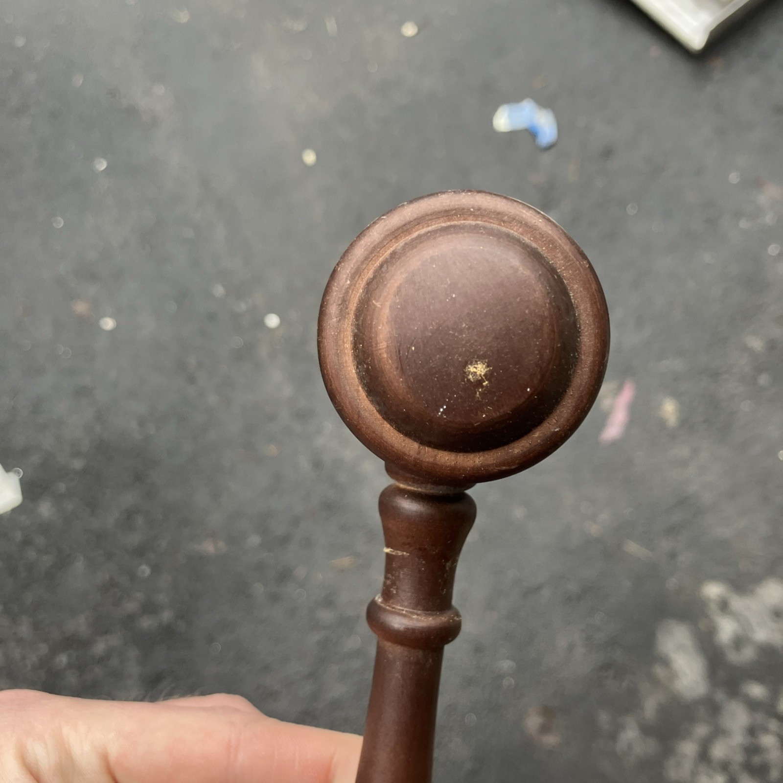 Wood-en Auctioneers Gavel 10” Inch Long Judge Brown B6