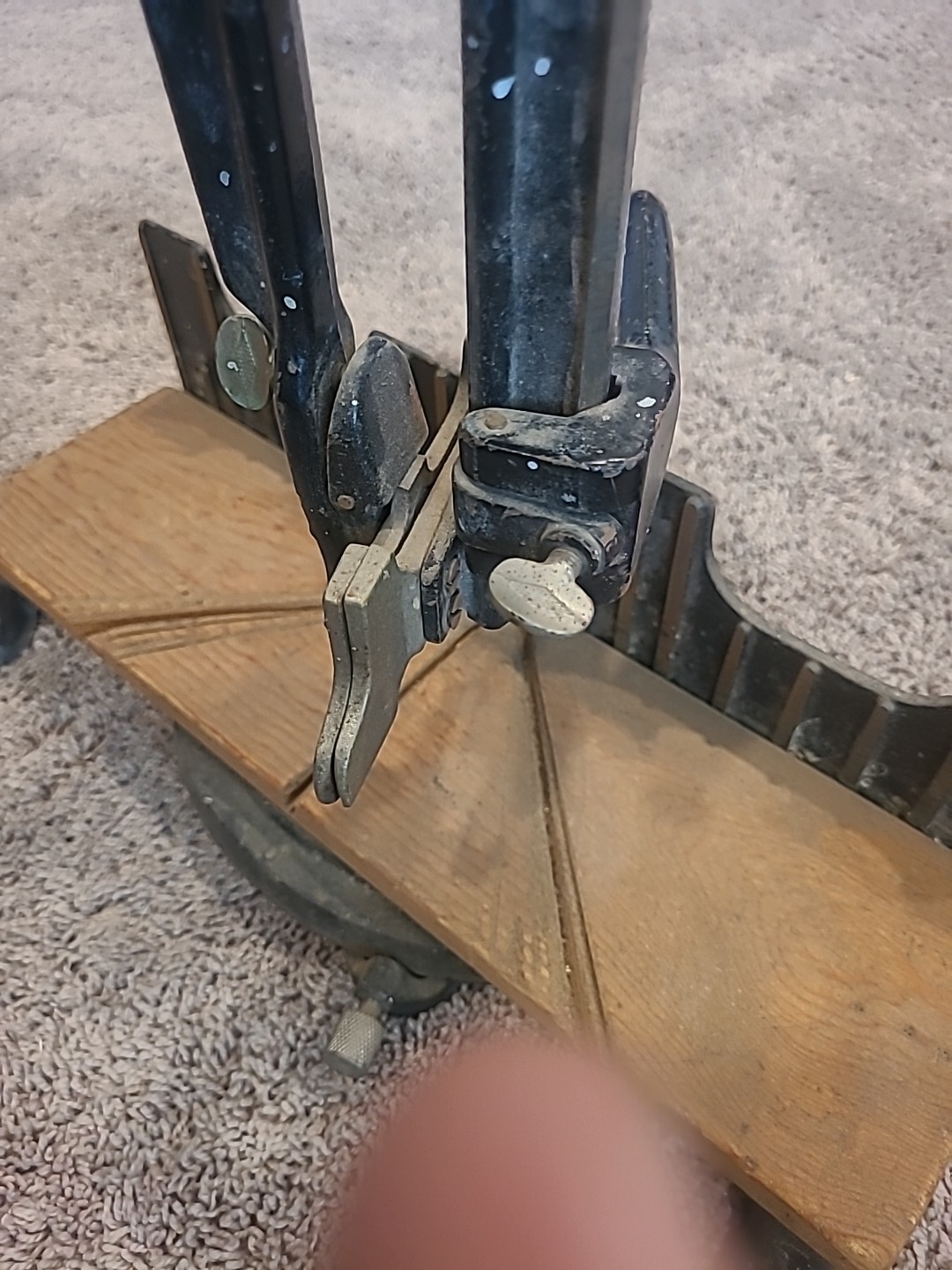 Vintage Stanley Mitre Box Miter Cast Iron Made in USA LIKE AN 150