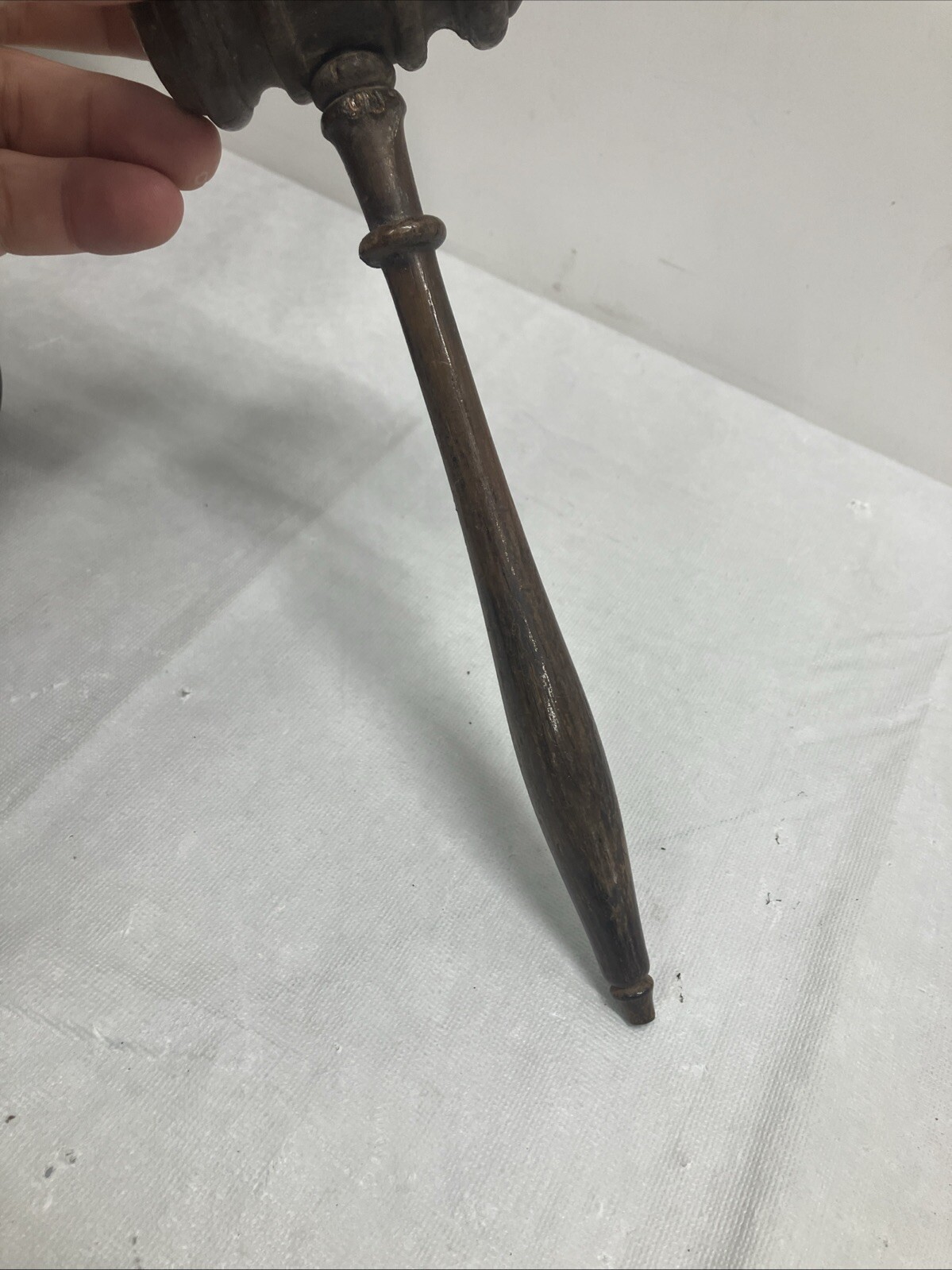 2 Vintage 10 Inch Wooden Judge’s Gavel Both Of Them Unscrew