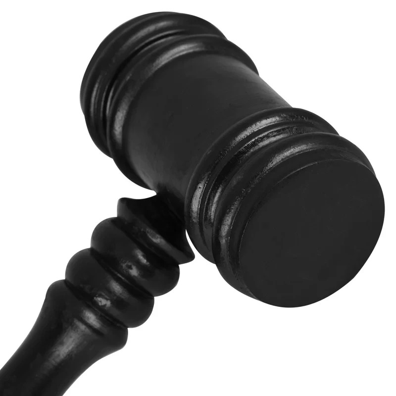 Universal Gavel – Black Handcrafted Wood